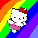 na na rainbow kitty